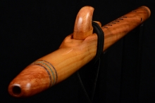 Plum Native American Flute, Minor, High D-5, #F39F